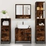Set de muebles baño 4 pzas madera contrachapada roble ahumado by , Bathroom furniture - Ref: Foro24-3301287, Price: 333,02 €,...