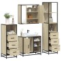 Juego de muebles de baño 4 pzas contrachapada roble sonoma von , Badezimmermöbel - Ref: Foro24-3301266, Preis: 333,32 €, Raba...