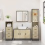 Juego de muebles de baño 4 pzas contrachapada roble sonoma by , Bathroom furniture - Ref: Foro24-3301251, Price: 341,29 €, Di...