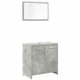 Set muebles de baño 2 piezas madera contrachapada gris hormigón von , Badezimmermöbel - Ref: Foro24-3324851, Preis: 93,57 €, ...