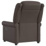 Sillón reclinable de masaje eléctrico marrón brillante by , Armchairs - Ref: Foro24-3303417, Price: 274,95 €, Discount: %