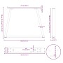 Patas para mesa de comedor forma V 2 uds blanco 30x(30-31,3) cm von , Tischbeine - Ref: Foro24-4012521, Preis: 43,81 €, Rabat...