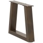 Patas para mesa de comedor en forma de V 2 uds acero natural by , Table legs - Ref: Foro24-4012523, Price: 44,72 €, Discount: %