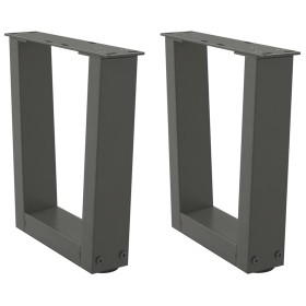 Patas para mesa comedor forma V 2 uds antracita 40x(30-31,3) cm von , Tischbeine - Ref: Foro24-4012606, Preis: 48,92 €, Rabat...