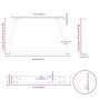 Patas para mesa de comedor en forma de V 2 uds acero natural von , Tischbeine - Ref: Foro24-4012535, Preis: 63,31 €, Rabatt: %