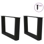 Patas para mesa de comedor forma V 2 uds negro 60x(30-31,3) cm by , Table legs - Ref: Foro24-4012612, Price: 61,72 €, Discoun...