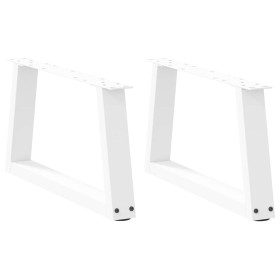 Patas para mesa de comedor forma V 2 uds blanco 70x(30-31,3) cm von , Tischbeine - Ref: Foro24-4012537, Preis: 67,65 €, Rabat...