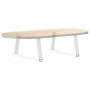 Patas para mesa de comedor forma V 2 uds blanco 70x(30-31,3) cm von , Tischbeine - Ref: Foro24-4012537, Preis: 67,65 €, Rabat...