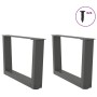 Patas para mesa comedor forma V 2 uds antracita 50x(30-31,3) cm de , Patas para mesas - Ref: Foro24-4012610, Precio: 54,05 €,...