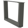 Patas para mesa comedor forma V 2 uds antracita 50x(30-31,3) cm de , Patas para mesas - Ref: Foro24-4012610, Precio: 54,05 €,...
