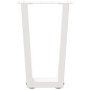 Patas para mesa de comedor en forma de V 2 uds blanco acero by , Table legs - Ref: Foro24-4012625, Price: 60,81 €, Discount: %