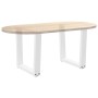 Patas para mesa de comedor forma V 2 uds blanco 60x(42-43,3) cm by , Table legs - Ref: Foro24-4012633, Price: 67,53 €, Discou...
