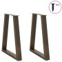 Patas para mesa de comedor en forma de V 2 uds acero natural von , Tischbeine - Ref: Foro24-4012563, Preis: 90,22 €, Rabatt: %