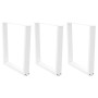 Patas para mesa de comedor en forma de V 3 uds acero blanco by , Table legs - Ref: Foro24-4012665, Price: 136,09 €, Discount: %
