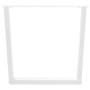 Patas para mesa de comedor en forma de V 3 uds acero blanco by , Table legs - Ref: Foro24-4012665, Price: 136,09 €, Discount: %