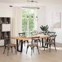 Patas para mesa de comedor forma V 2 uds negro 70x(72-73,3) cm de , Patas para mesas - Ref: Foro24-4012644, Precio: 79,10 €, ...