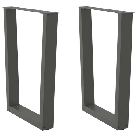 Patas para mesa de comedor en forma de V 2 uds antracita acero by , Table legs - Ref: Foro24-4012646, Price: 84,55 €, Discoun...