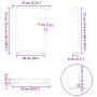 Patas para mesa de comedor en forma de V 2 uds antracita acero by , Table legs - Ref: Foro24-4012646, Price: 84,55 €, Discoun...