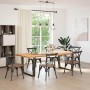 Patas para mesa de comedor en forma de V 2 uds acero natural by , Table legs - Ref: Foro24-4012659, Price: 111,78 €, Discount: %