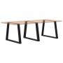 Patas mesa comedor forma V 3uds acero negro 100x(72-73,3) cm von , Tischbeine - Ref: Foro24-4012596, Preis: 162,78 €, Rabatt: %