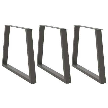 Patas para mesa comedor forma V 3uds antracita 90x(72-73,3) cm de , Patas para mesas - Ref: Foro24-4012594, Precio: 137,42 €,...