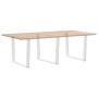 Patas mesa comedor forma V 3uds acero blanco 100x(72-73,3)cm by , Table legs - Ref: Foro24-4012673, Price: 163,08 €, Discount: %