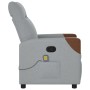 Sillón reclinable de masaje de tela gris claro von , Sessel - Ref: Foro24-4104817, Preis: 188,57 €, Rabatt: %