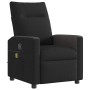 Sillón reclinable de masaje de tela negro de , Sillones - Ref: Foro24-4104834, Precio: 203,97 €, Descuento: %
