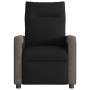 Sillón reclinable de tela negro by , Armchairs - Ref: Foro24-4104841, Price: 188,54 €, Discount: %