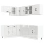 Mueble cocina Lucca blanco brillo 11 pzas madera contrachapada von , Küchenschränke - Ref: Foro24-3314893, Preis: 807,84 €, R...