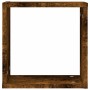 Estantes cubo de pared 2 unidades roble ahumado 30x15x30 cm by , Shelves and shelves - Ref: Foro24-815879, Price: 24,64 €, Di...