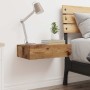 Mesilla de noche de madera antigua 60x35cm madera de ingeniería de , Mesitas de noche - Ref: Foro24-3329159, Precio: 36,60 €,...