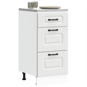 Mueble bajo de cocina Kalmar madera de ingeniería blanca von , Küchenschränke - Ref: Foro24-854240, Preis: 102,12 €, Rabatt: %