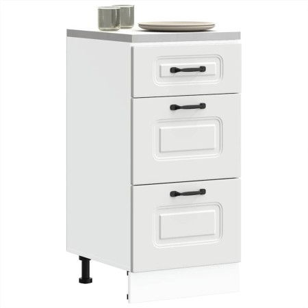 Mueble bajo de cocina Kalmar madera de ingeniería blanca von , Küchenschränke - Ref: Foro24-854240, Preis: 102,12 €, Rabatt: %