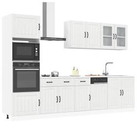 Mueble cocina Kalmar blanco de alto brillo 7 pzas de , Armarios de cocina - Ref: Foro24-3314743, Precio: 708,35 €, Descuento: %