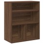 Estantería madera ingeniería roble marrón 60x30x71,5 cm by , Bookcases and shelves - Ref: Foro24-860316, Price: 56,41 €, Disc...