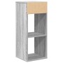 Estantería madera de ingeniería color gris sonoma 34x31x80 cm by , Bookcases and shelves - Ref: Foro24-860279, Price: 42,37 €...
