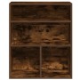 Estantería madera ingeniería color roble ahumado 60x30x71,5 cm by , Bookcases and shelves - Ref: Foro24-860314, Price: 55,10 ...