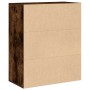 Estantería madera ingeniería color roble ahumado 60x30x71,5 cm by , Bookcases and shelves - Ref: Foro24-860314, Price: 55,10 ...