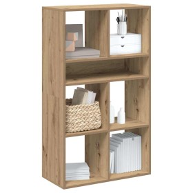 Estantería de madera ingeniería roble artisan 66x31x112 cm de , Librerías y estanterías - Ref: Foro24-860309, Precio: 79,29 €...