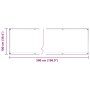 Lona transparente con ojales polietileno 1x5 m de , Lonas impermeables - Ref: Foro24-4018498, Precio: 17,47 €, Descuento: %