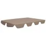 Replacement canopy for garden swing taupe gray 188/168x145/110 cm by vidaXL, Covers for tents and gazebos - Ref: Foro24-31208...