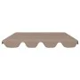 Replacement canopy for garden swing taupe gray 188/168x145/110 cm by vidaXL, Covers for tents and gazebos - Ref: Foro24-31208...
