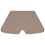 Replacement canopy for garden swing taupe gray 188/168x145/110 cm by vidaXL, Covers for tents and gazebos - Ref: Foro24-31208...