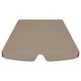 Replacement canopy for garden swing taupe gray 188/168x145/110 cm by vidaXL, Covers for tents and gazebos - Ref: Foro24-31208...