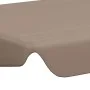 Replacement canopy for garden swing taupe gray 188/168x145/110 cm by vidaXL, Covers for tents and gazebos - Ref: Foro24-31208...