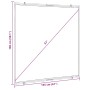 Pantalla de proyección colgante de pared 81 pulgadas 1:1
