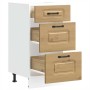 Mueble bajo de cocina Kalmar roble artesanal madera ingeniería von , Küchenschränke - Ref: Foro24-854249, Preis: 99,32 €, Rab...
