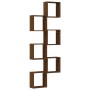 Estantes cubo de pared 6 unidades roble marrón 30x15x30 cm de , Estantes y estanterías - Ref: Foro24-815887, Precio: 50,98 €