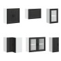 Mueble de cocina Porto negra 11 piezas madera contrachapada von , Küchenschränke - Ref: Foro24-3314902, Preis: 748,74 €, Raba...